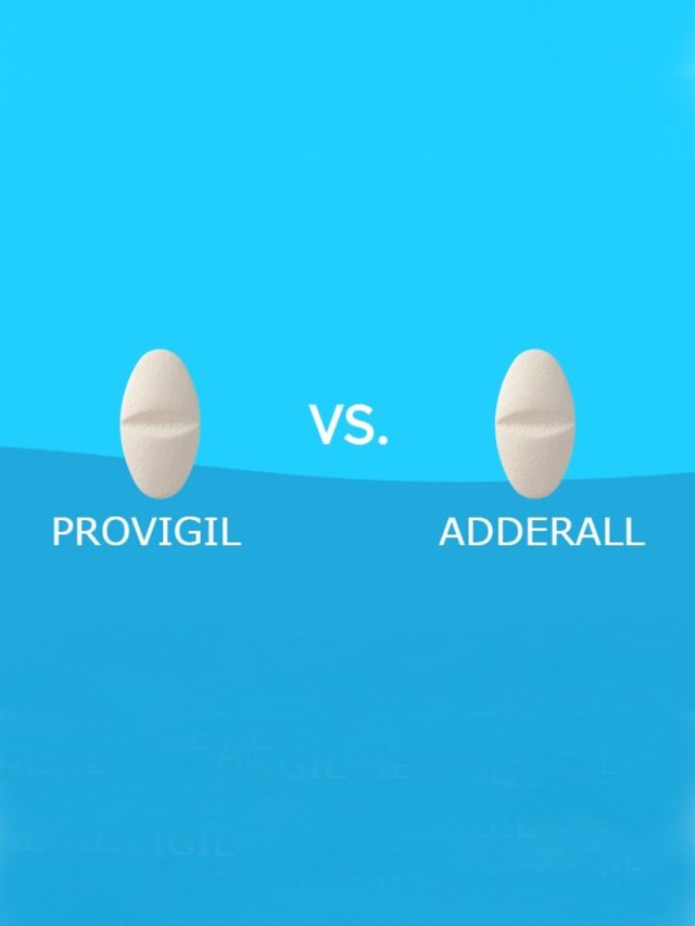 Provigil vs Adderall : Differences, similarities